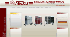 Desktop Screenshot of fautras-bretagne.com