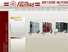 Tablet Screenshot of fautras-bretagne.com